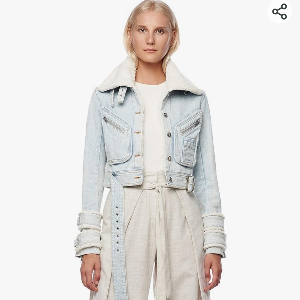 Jonny Cota SkinGrafg Sherpa Collar 
Jean Jacket - Women